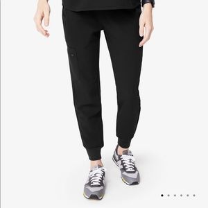 FIGS BLACK ZAMORA JOGGERS XS PETITE